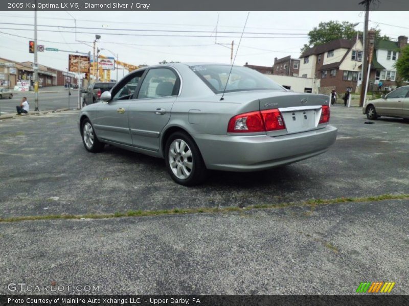 Diamond Silver / Gray 2005 Kia Optima LX V6