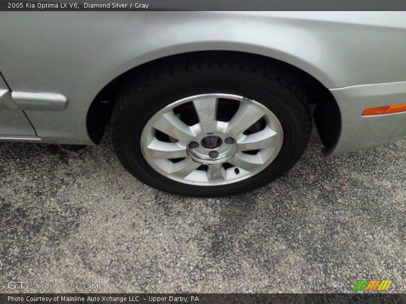 Diamond Silver / Gray 2005 Kia Optima LX V6