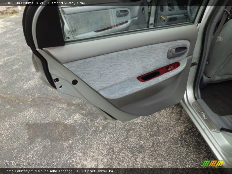 Diamond Silver / Gray 2005 Kia Optima LX V6