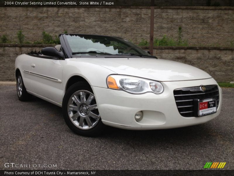 Stone White / Taupe 2004 Chrysler Sebring Limited Convertible