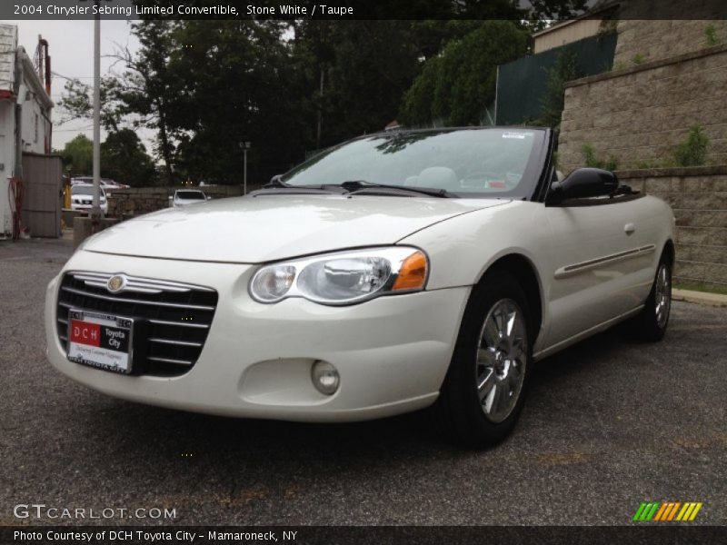 Stone White / Taupe 2004 Chrysler Sebring Limited Convertible