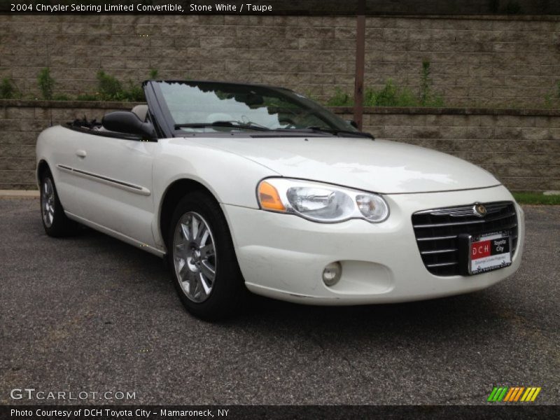 Stone White / Taupe 2004 Chrysler Sebring Limited Convertible