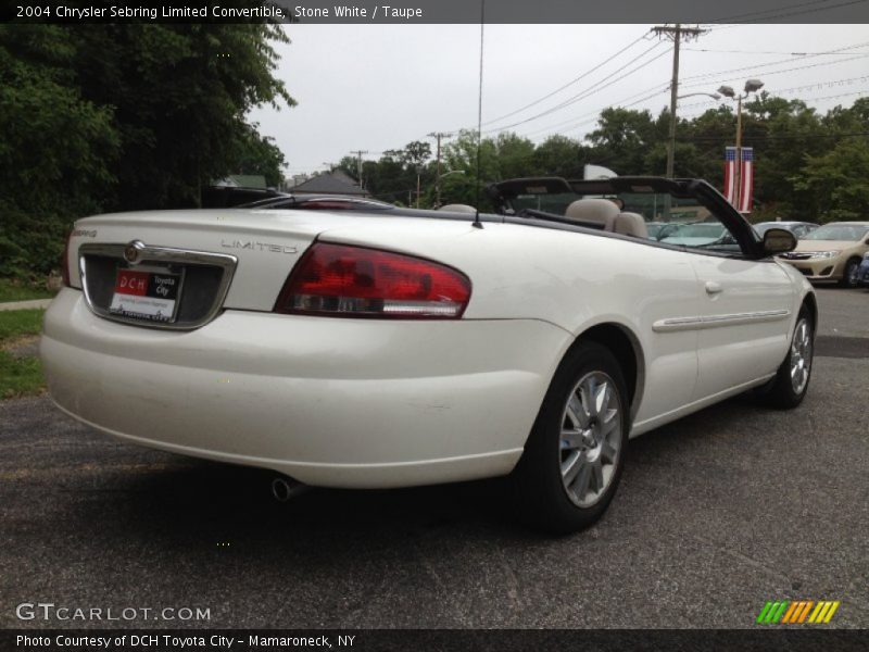 Stone White / Taupe 2004 Chrysler Sebring Limited Convertible