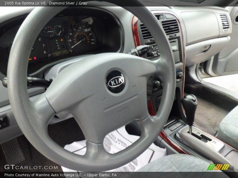 Diamond Silver / Gray 2005 Kia Optima LX V6