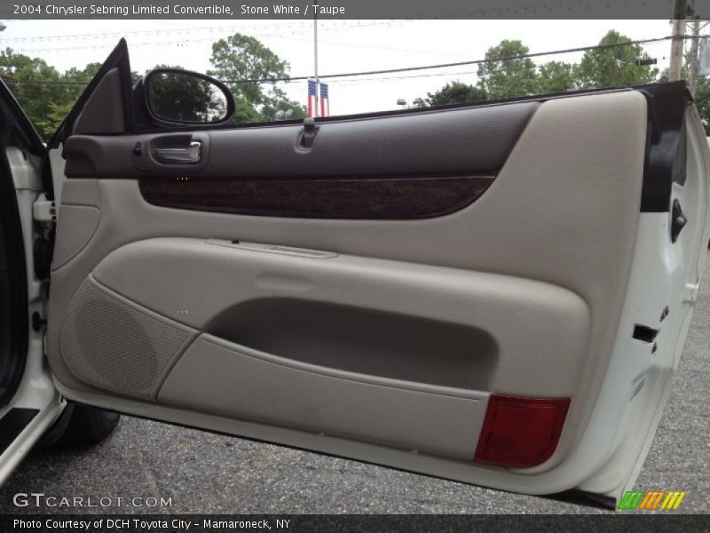 Stone White / Taupe 2004 Chrysler Sebring Limited Convertible