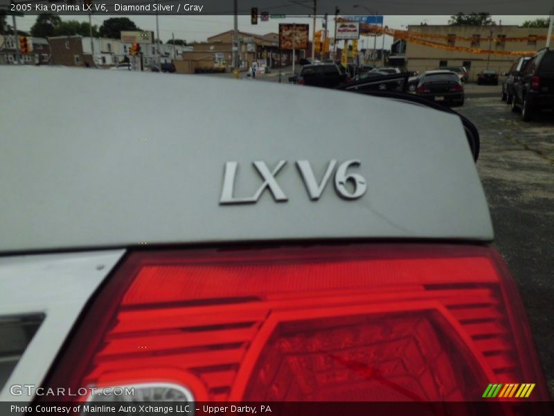 Diamond Silver / Gray 2005 Kia Optima LX V6