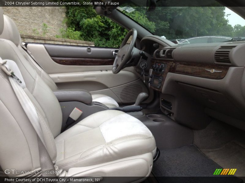 Stone White / Taupe 2004 Chrysler Sebring Limited Convertible