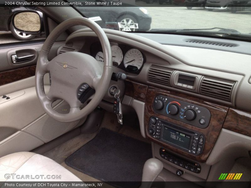 Stone White / Taupe 2004 Chrysler Sebring Limited Convertible