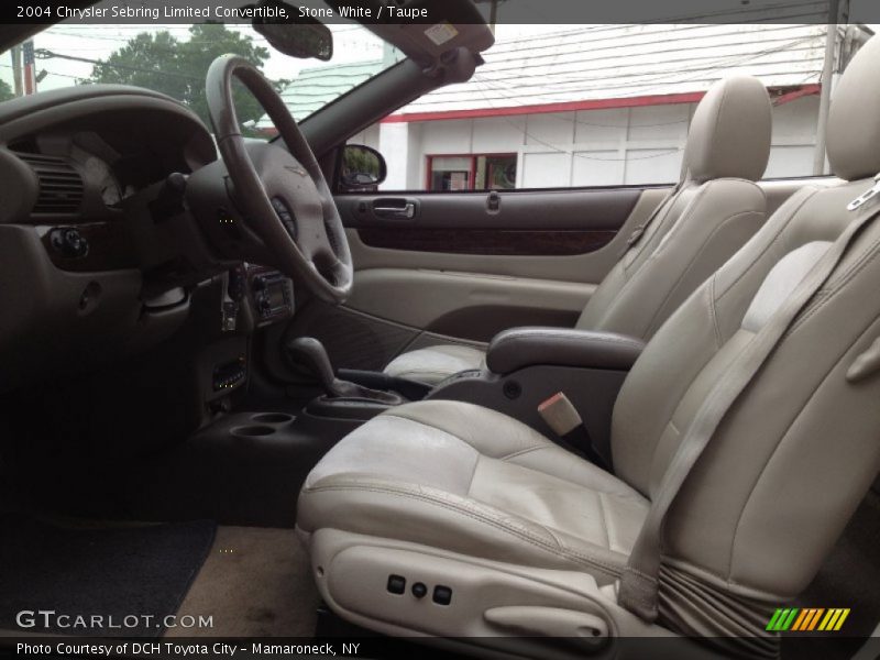 Stone White / Taupe 2004 Chrysler Sebring Limited Convertible