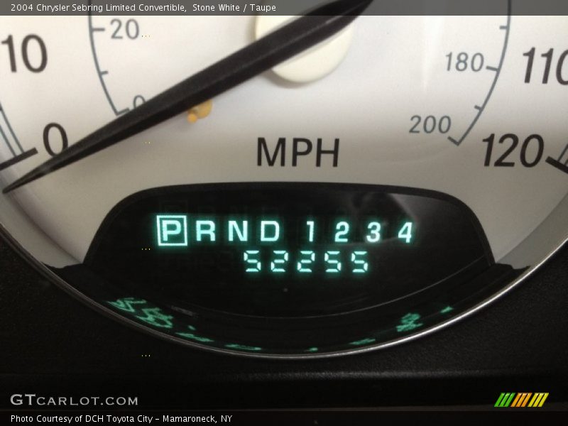 Stone White / Taupe 2004 Chrysler Sebring Limited Convertible
