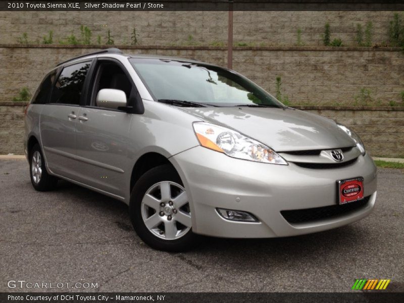 Silver Shadow Pearl / Stone 2010 Toyota Sienna XLE