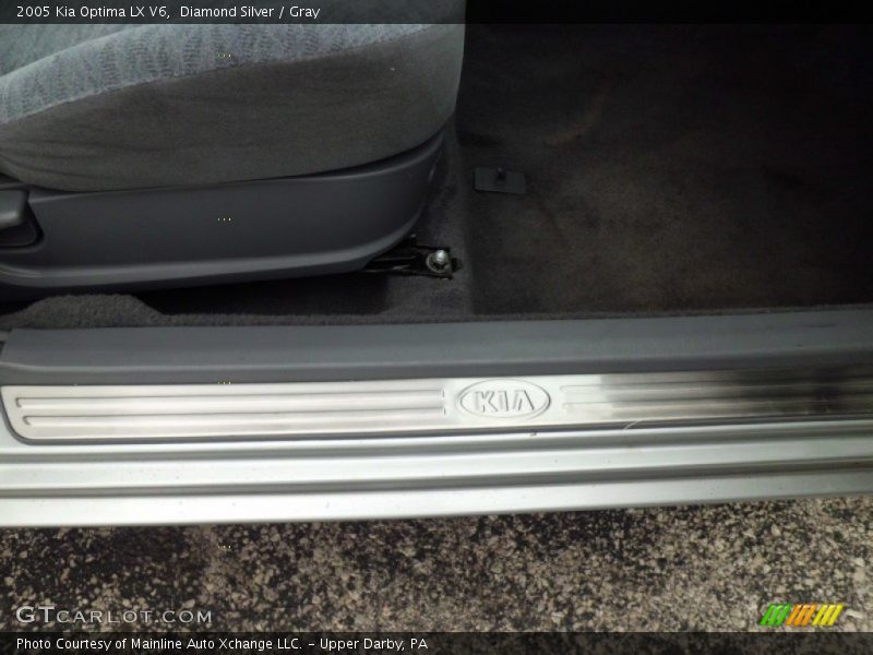 Diamond Silver / Gray 2005 Kia Optima LX V6