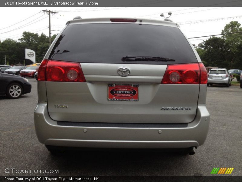 Silver Shadow Pearl / Stone 2010 Toyota Sienna XLE