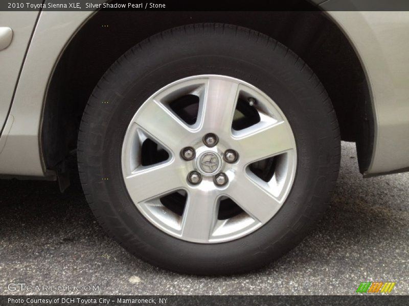 Silver Shadow Pearl / Stone 2010 Toyota Sienna XLE