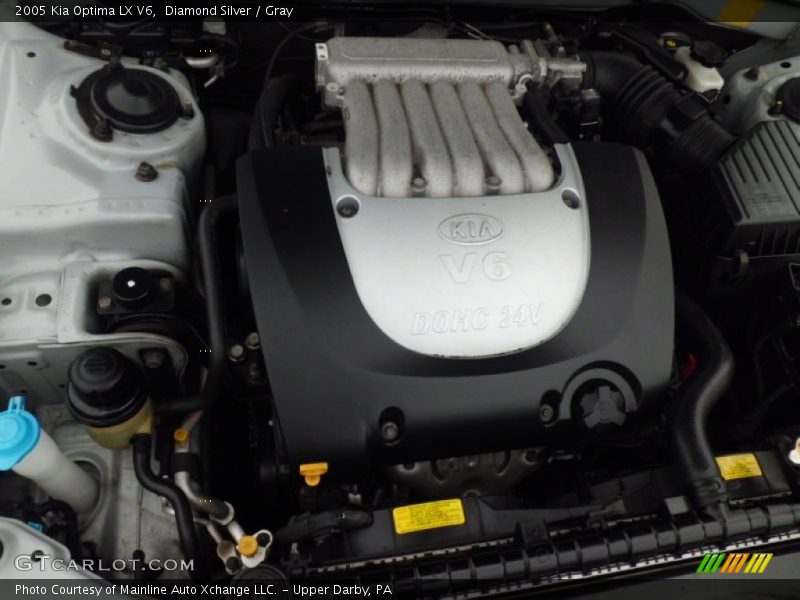 Diamond Silver / Gray 2005 Kia Optima LX V6
