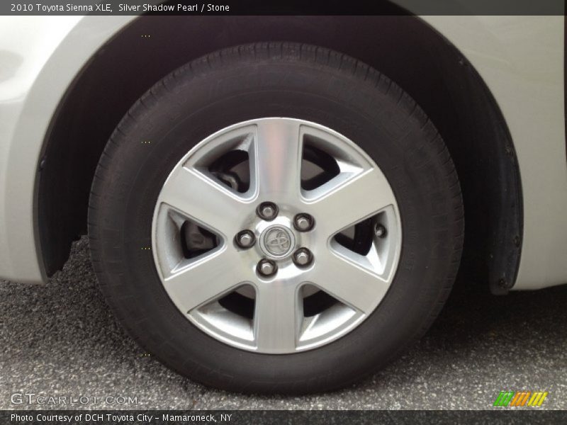 Silver Shadow Pearl / Stone 2010 Toyota Sienna XLE