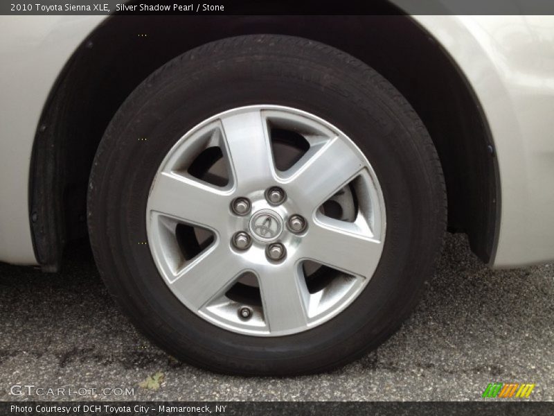 Silver Shadow Pearl / Stone 2010 Toyota Sienna XLE