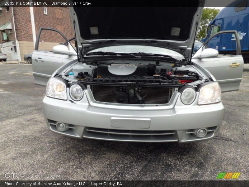 Diamond Silver / Gray 2005 Kia Optima LX V6