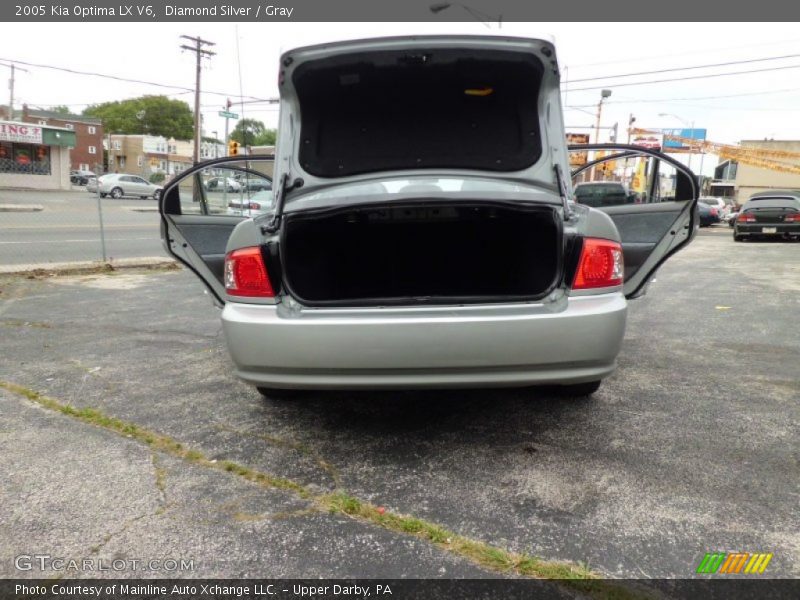 Diamond Silver / Gray 2005 Kia Optima LX V6