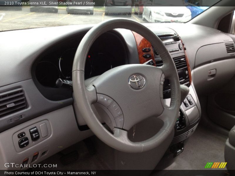 Silver Shadow Pearl / Stone 2010 Toyota Sienna XLE