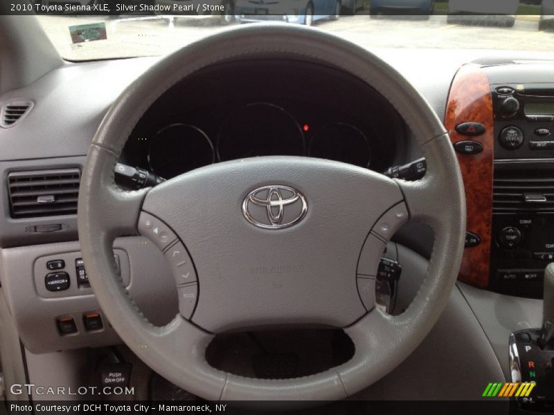 Silver Shadow Pearl / Stone 2010 Toyota Sienna XLE