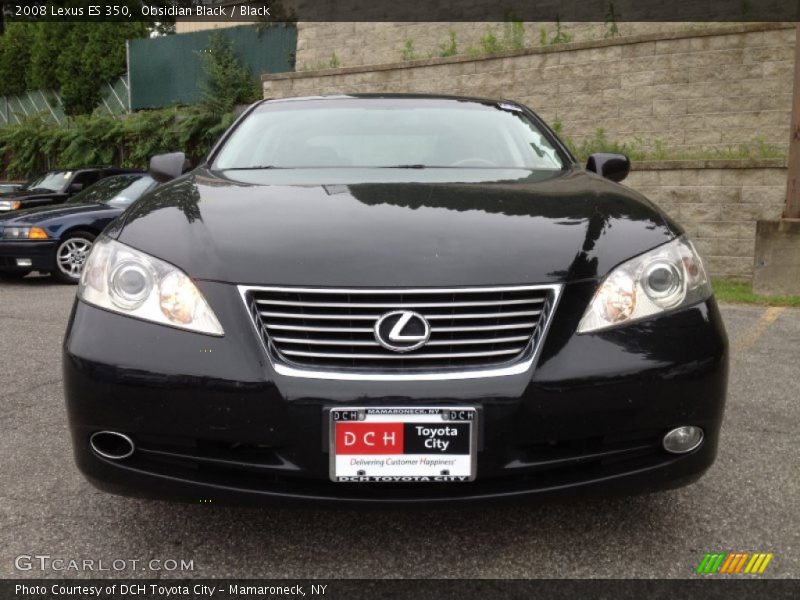 Obsidian Black / Black 2008 Lexus ES 350