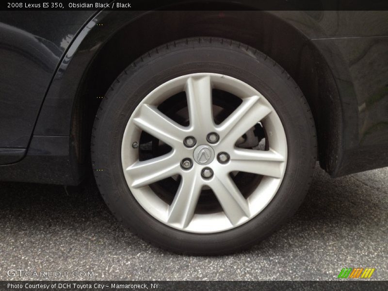 Obsidian Black / Black 2008 Lexus ES 350