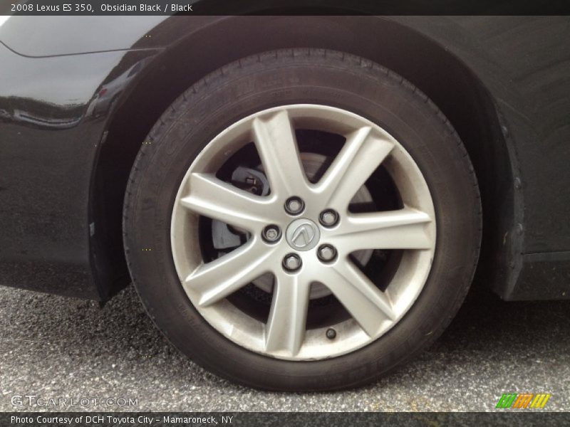 Obsidian Black / Black 2008 Lexus ES 350