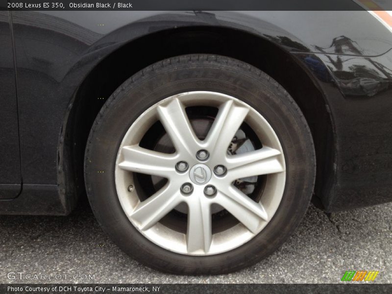 Obsidian Black / Black 2008 Lexus ES 350