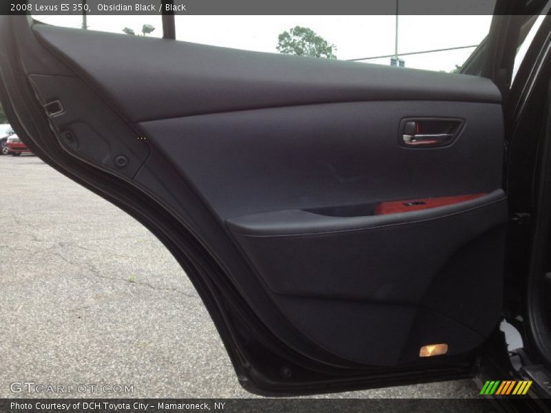 Obsidian Black / Black 2008 Lexus ES 350