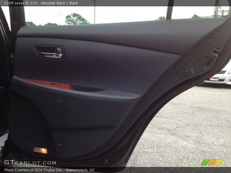 Obsidian Black / Black 2008 Lexus ES 350