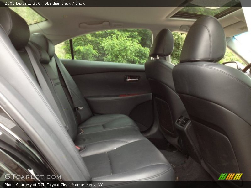 Obsidian Black / Black 2008 Lexus ES 350