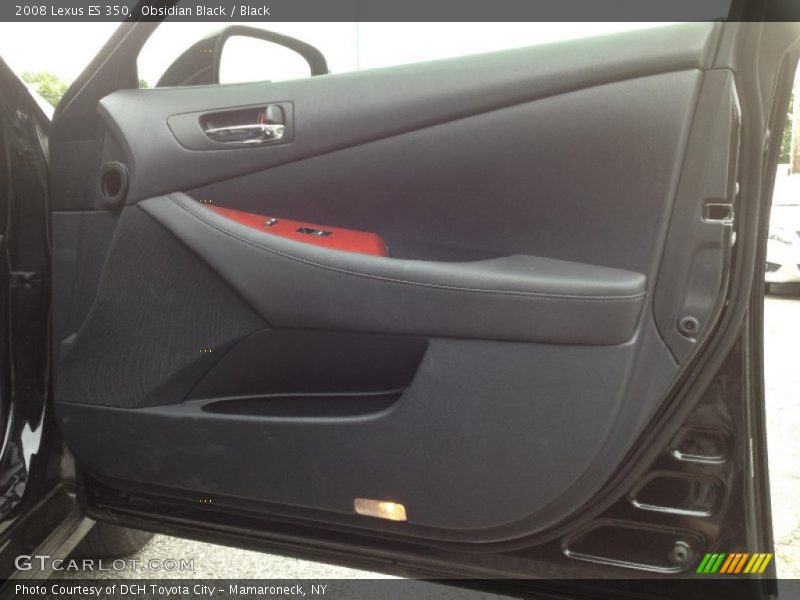 Obsidian Black / Black 2008 Lexus ES 350