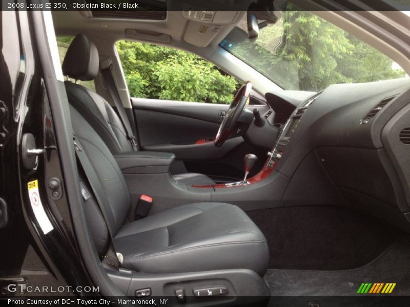Obsidian Black / Black 2008 Lexus ES 350