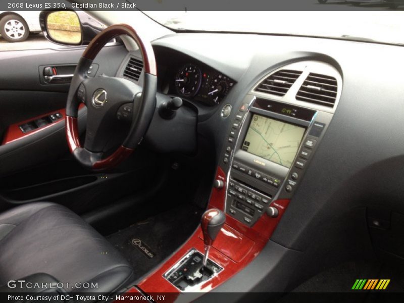 Obsidian Black / Black 2008 Lexus ES 350