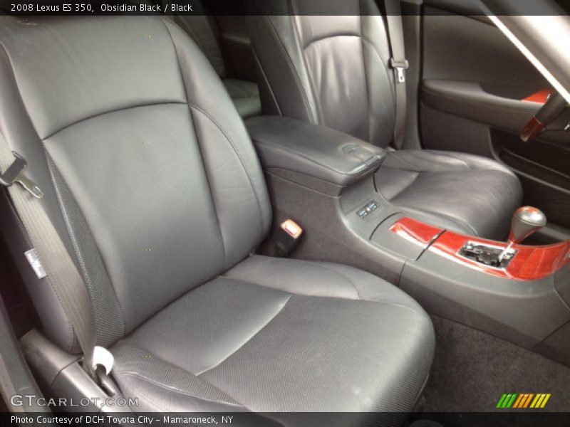 Obsidian Black / Black 2008 Lexus ES 350