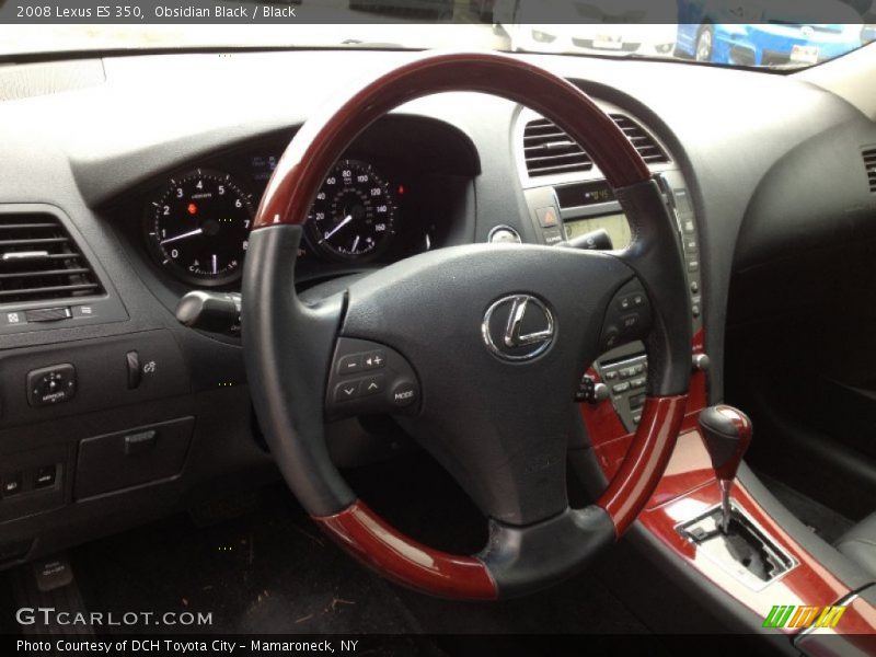 Obsidian Black / Black 2008 Lexus ES 350