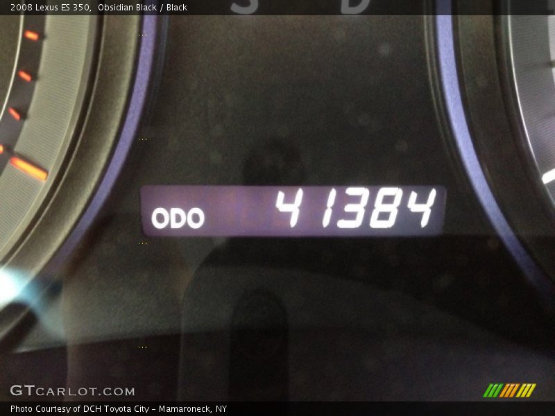 Obsidian Black / Black 2008 Lexus ES 350