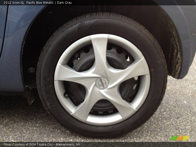Pacific Blue Metallic / Dark Gray 2012 Scion iQ
