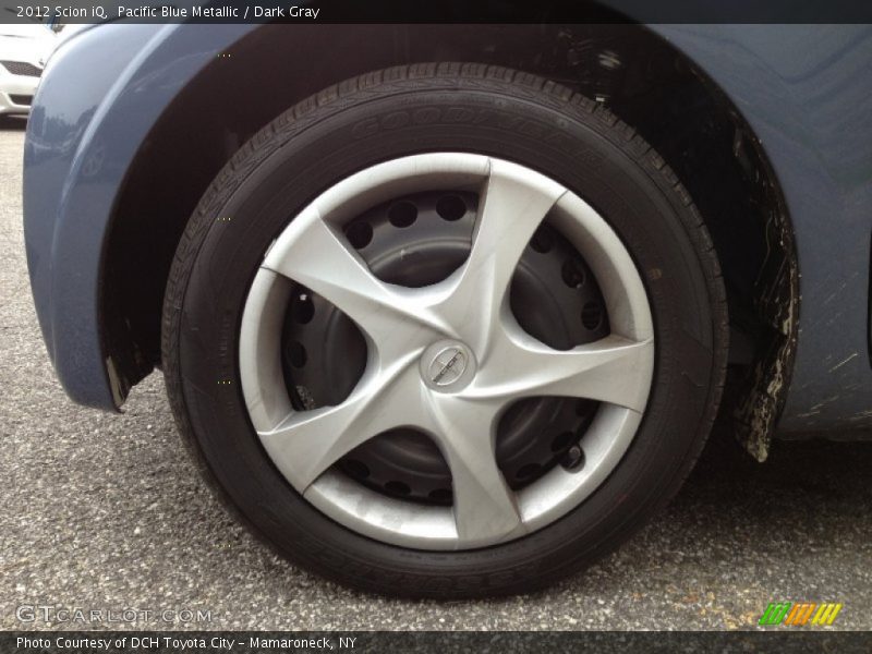 Pacific Blue Metallic / Dark Gray 2012 Scion iQ