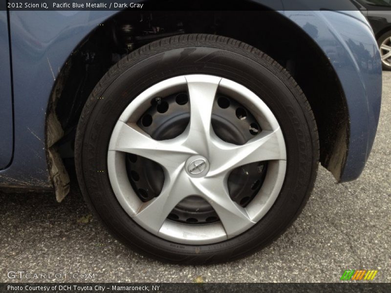 Pacific Blue Metallic / Dark Gray 2012 Scion iQ