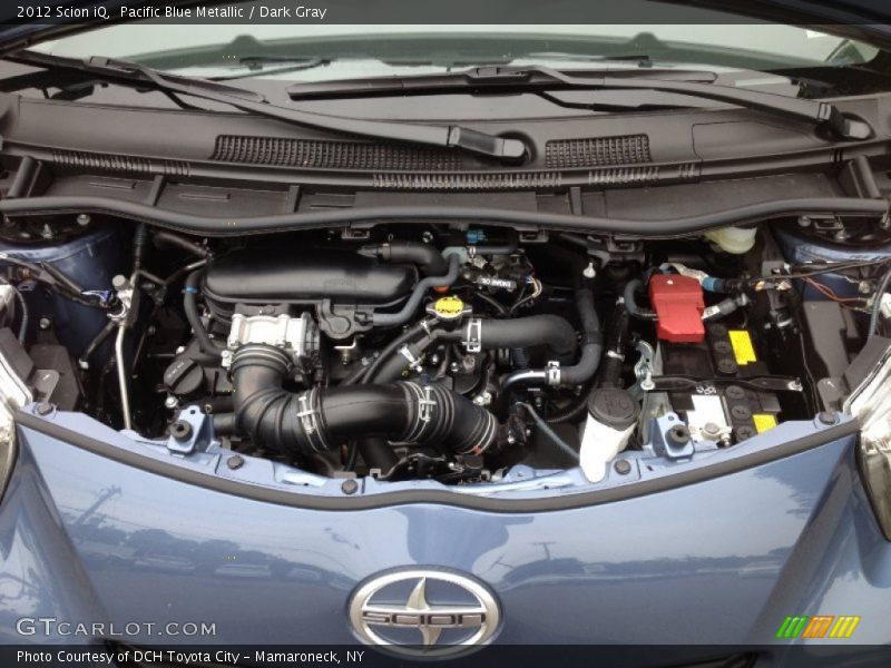 Pacific Blue Metallic / Dark Gray 2012 Scion iQ