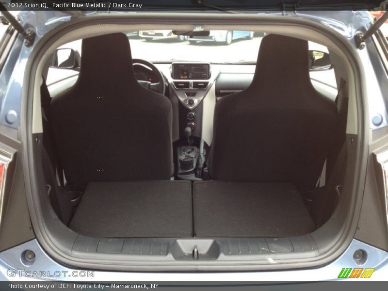 Pacific Blue Metallic / Dark Gray 2012 Scion iQ