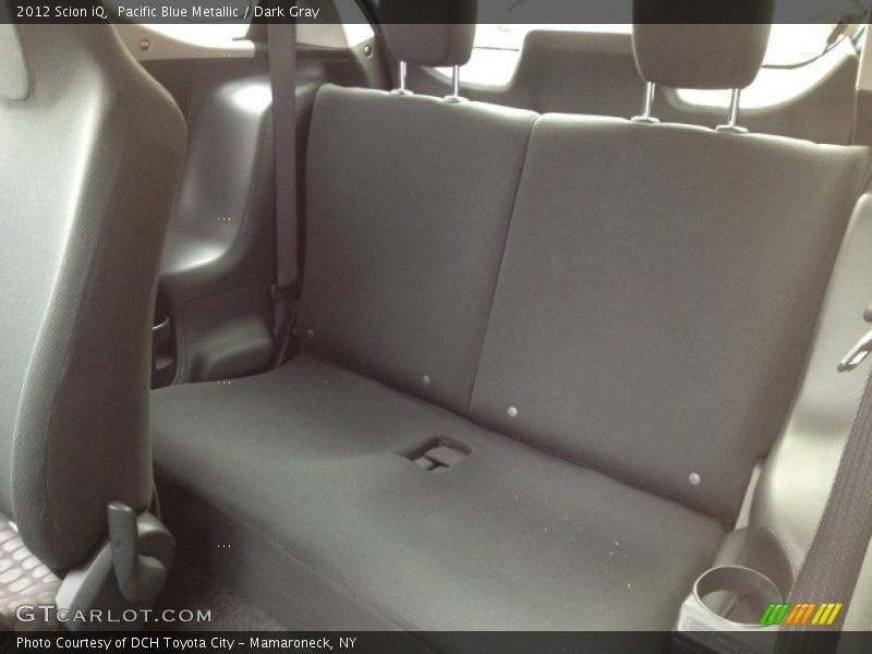 Pacific Blue Metallic / Dark Gray 2012 Scion iQ