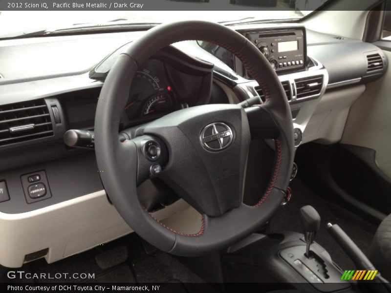 Pacific Blue Metallic / Dark Gray 2012 Scion iQ