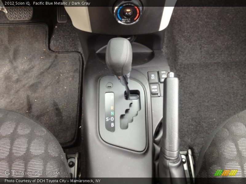 Pacific Blue Metallic / Dark Gray 2012 Scion iQ