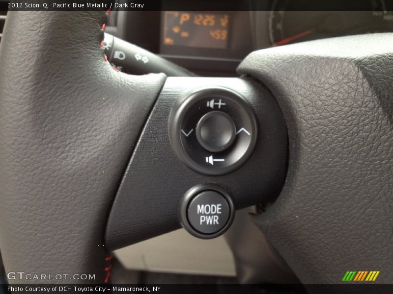 Pacific Blue Metallic / Dark Gray 2012 Scion iQ