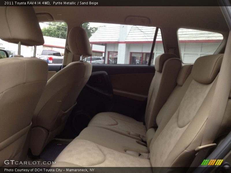 Rear Seat of 2011 RAV4 I4 4WD