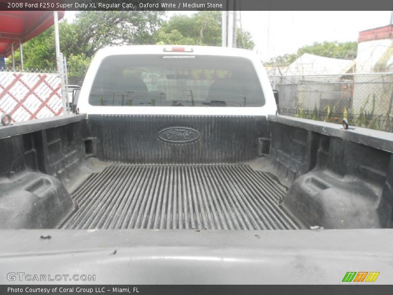 Oxford White / Medium Stone 2008 Ford F250 Super Duty XL Regular Cab