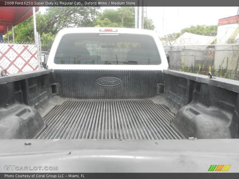 Oxford White / Medium Stone 2008 Ford F250 Super Duty XL Regular Cab